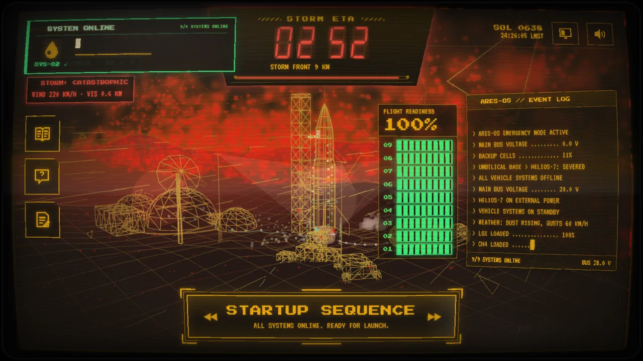 Three minutes, all systems go