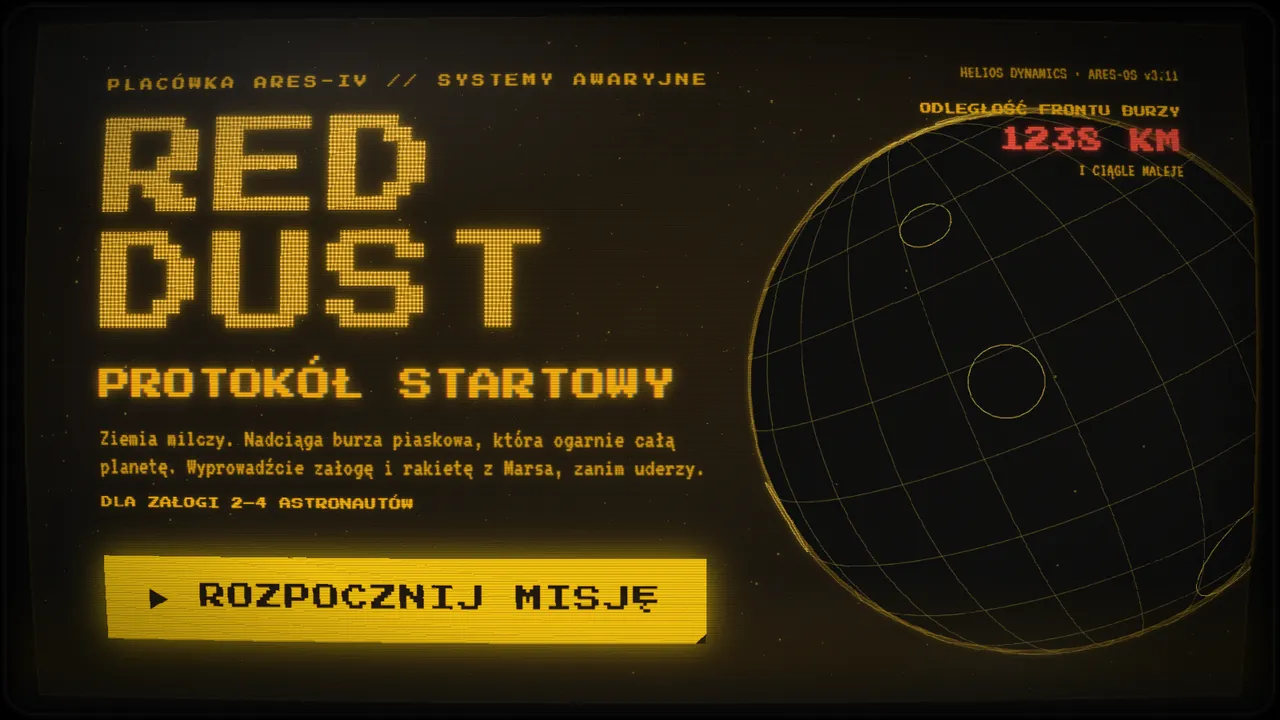 Any language — RED DUST screen