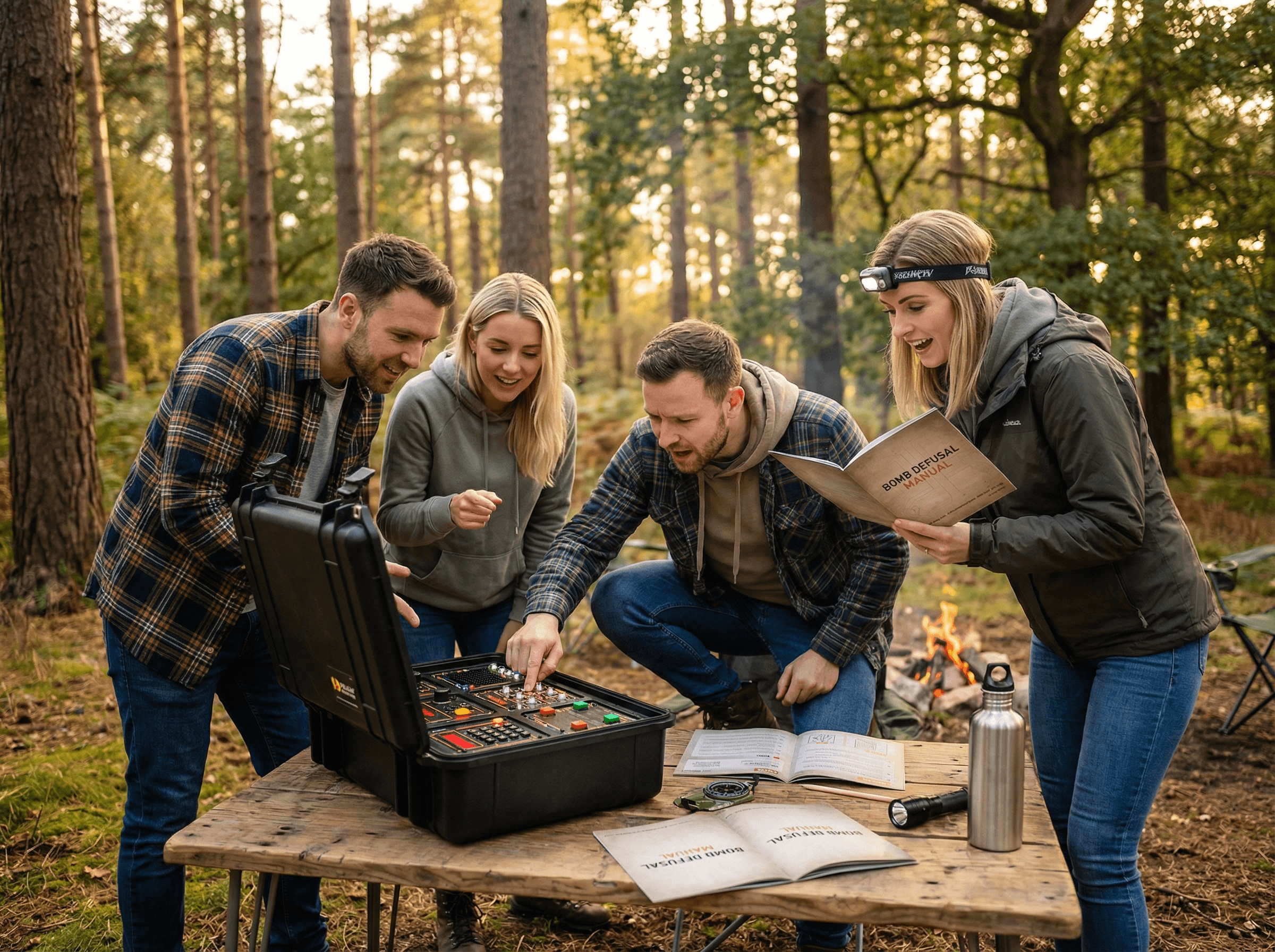 Defuse the Bomb — outdoor usage setup